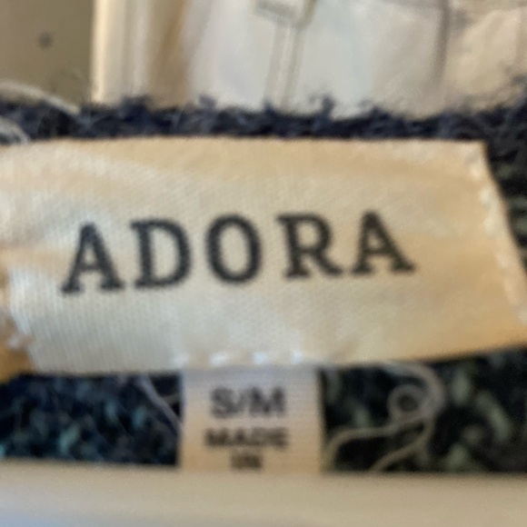 ADORA Blue and Orange Patterned Cardigan - Picture 2 of 4